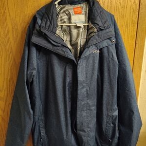 Columbia Men's Navy Blue Waterproof Jacket